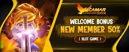 Welcome Bonus New Member 50% promotion banner